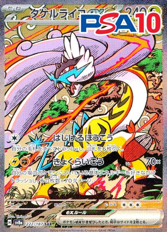 222/187/SV8A/SAR タケルライコex PSA10