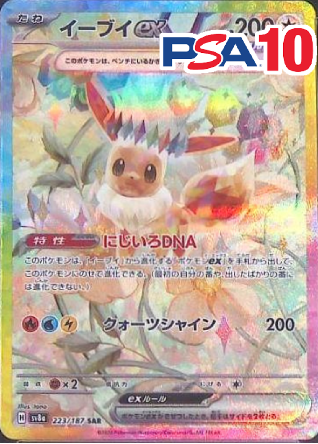 イーブイex 223/187 PSA10