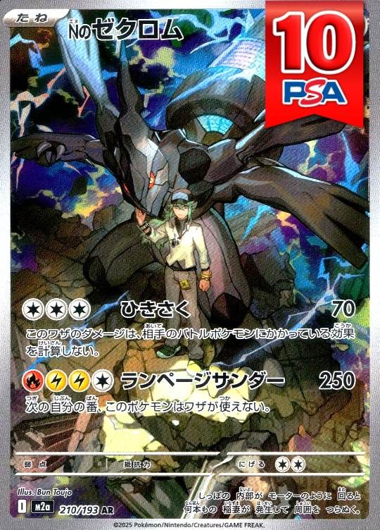 210/193/M2A/AR Nのゼクロム PSA10