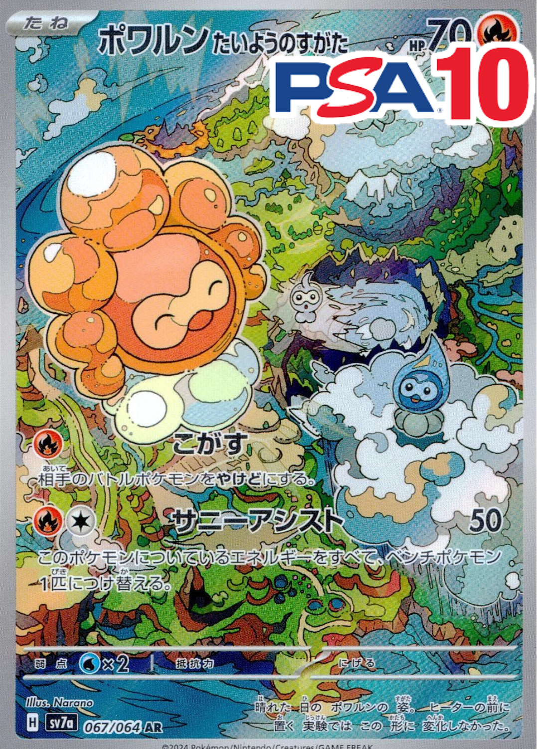 ポワルンたいようのすがた PSA10