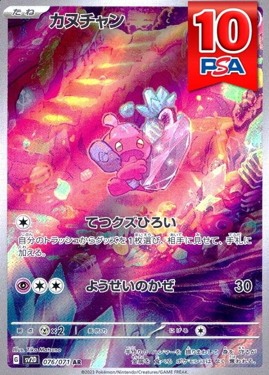 076/071/SV2D/AR カヌチャン PSA10