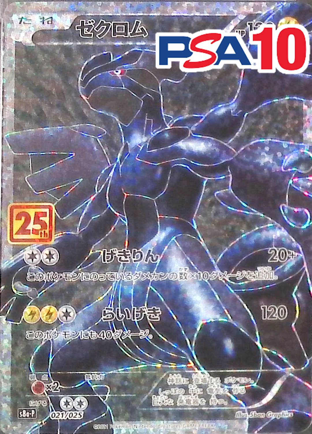 021/025/S8A-P ゼクロム PSA10