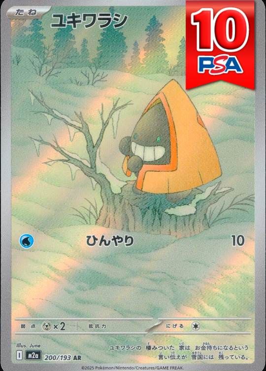 200/193/M2A/AR ユキワラシ PSA10