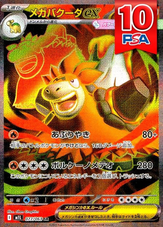 077/063/M1L/B/SR メガバクーダex PSA10