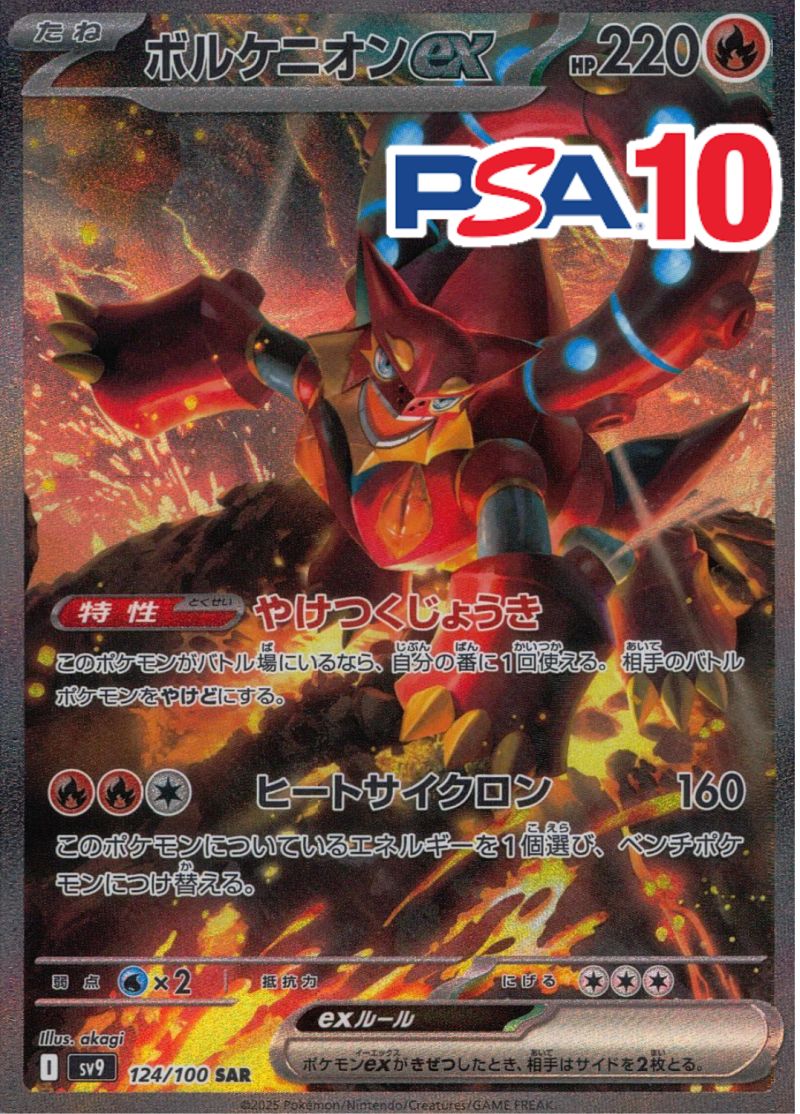 ボルケニオンEX 124/100 SAR PSA10