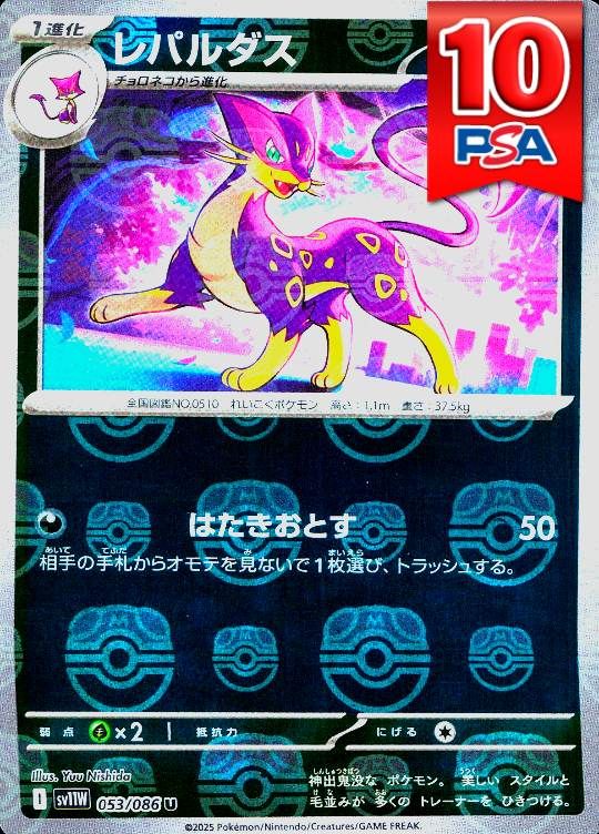 053/086/SV11W レパルダス マスターボールミラー PSA10