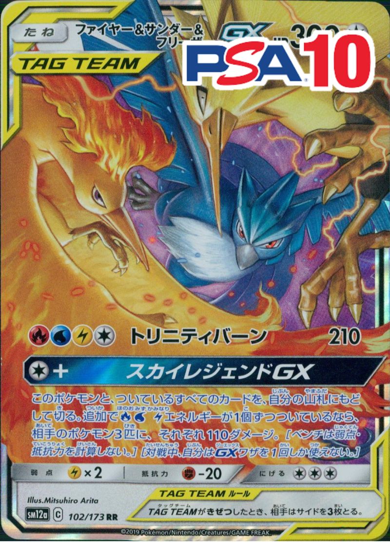 102/173/SM12A/B ファイヤー&サンダー&フリーザーGX PSA10